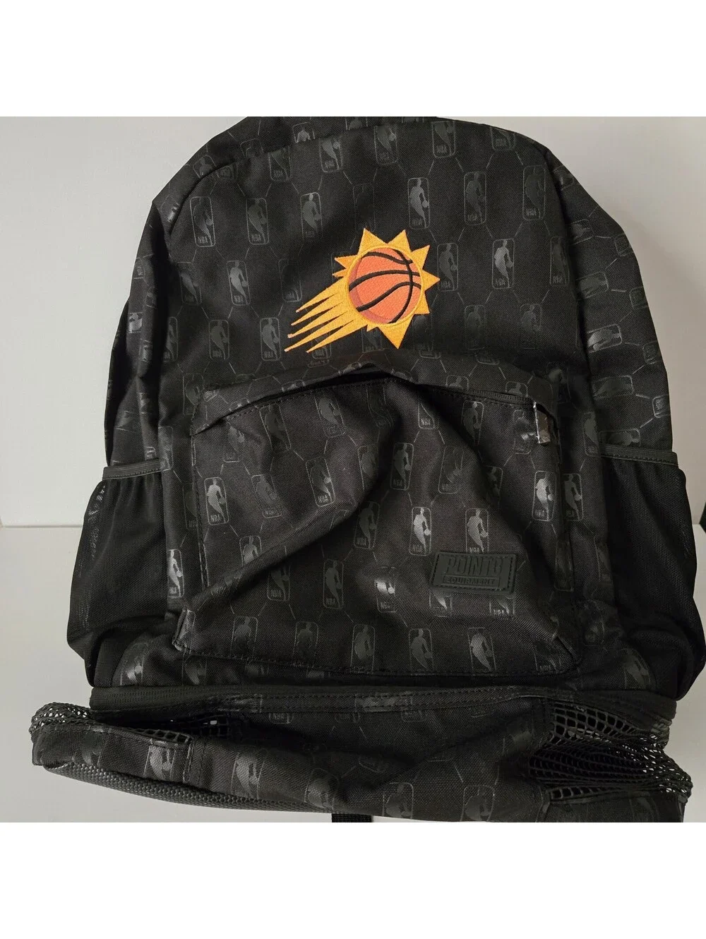Point3 Phoenix Suns NBA Black Backpack with Aerated Sports Pocket & Patch NWOT